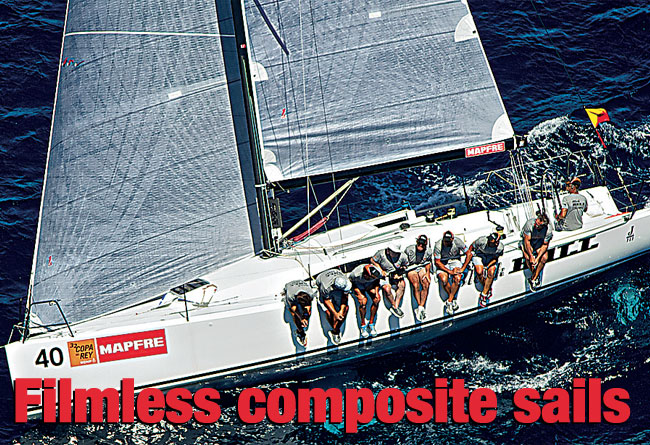 Filmless composite sails
