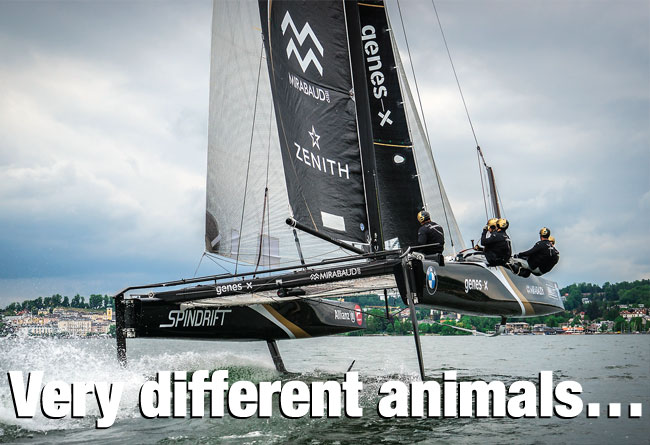 Very different animals…